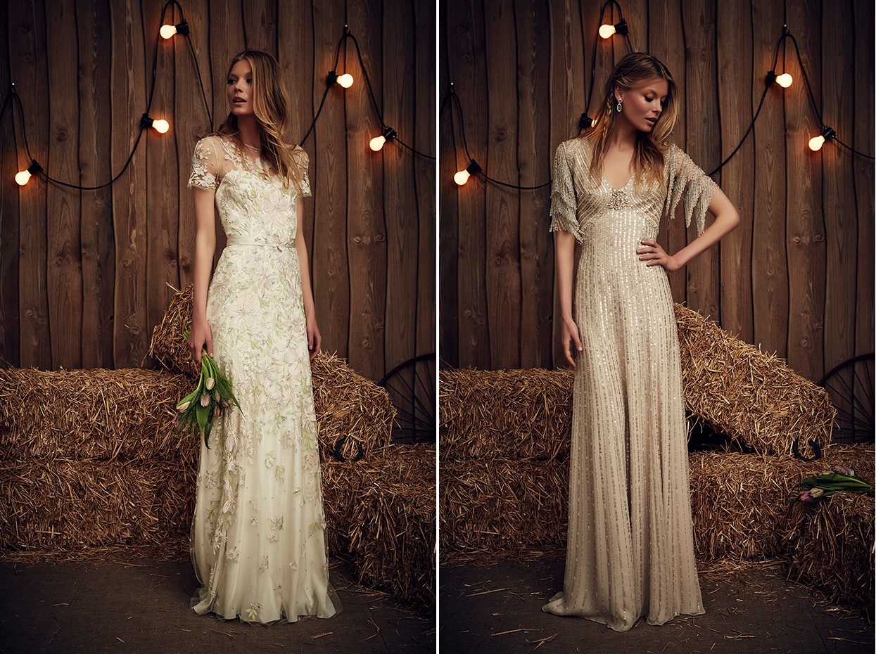 Cassiopeia & Savannah Embellished Bridal Gowns from Jenny Packham's Spring 2017 Bridal Collection