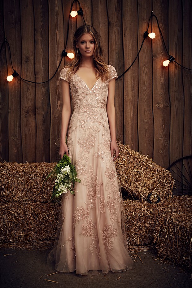 June Blush Wedding Dress from Jenny Packham's Spring 2017 Bridal Collection