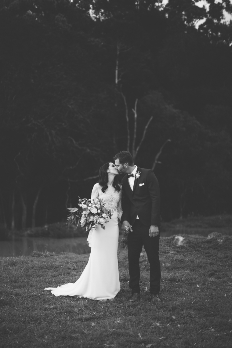 Black & White Wedding Portrait // Photography - White Images