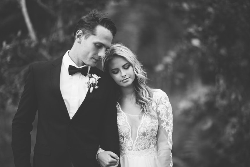 Romantic Modern Vintage Bride & Groom // Photography ~ White Images