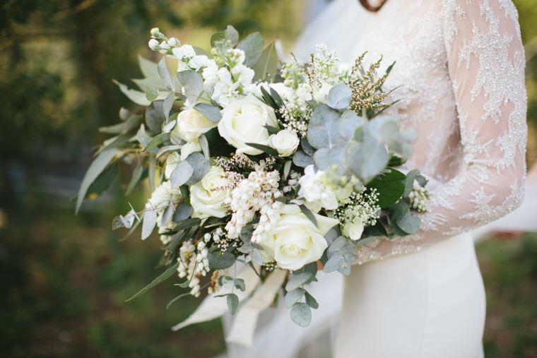 White Bridal Bouquet // Photography - White Images