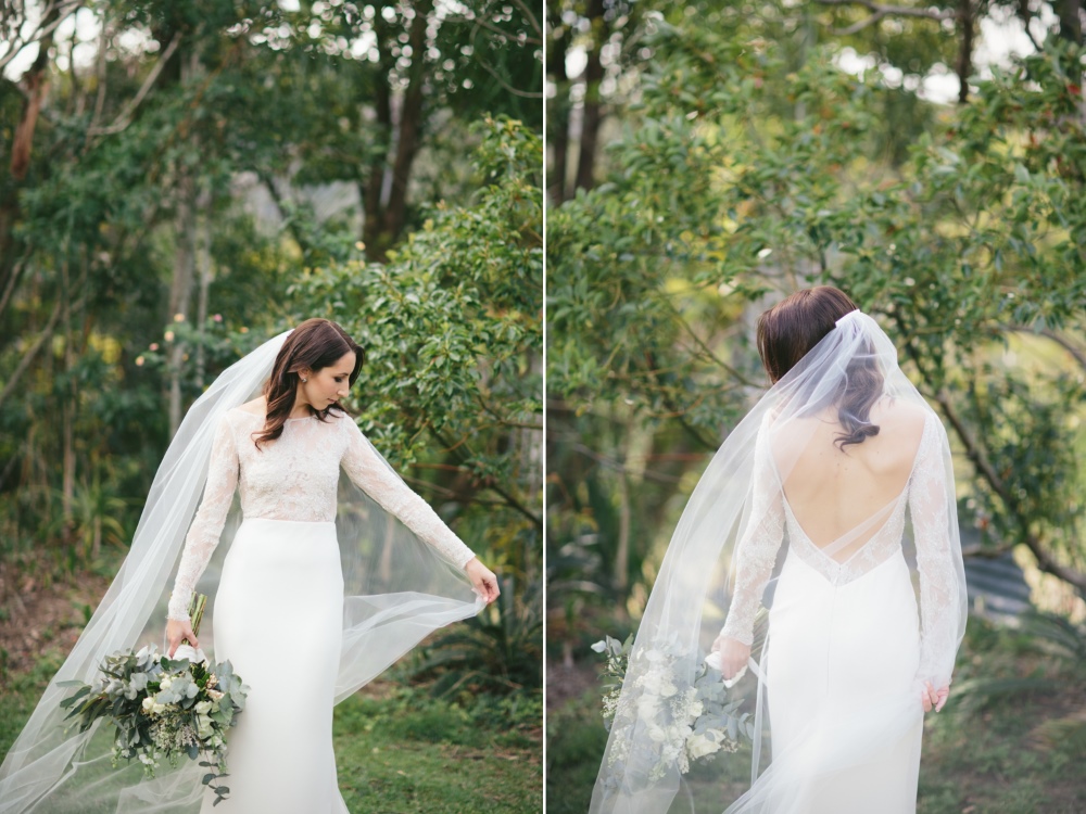 Long Sleeved Wedding Dress // Photography - White Images