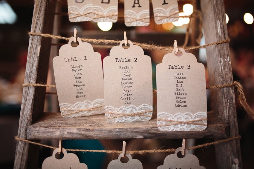 Rustic Wedding Seating Chart // Photography ~ Pierre Curry