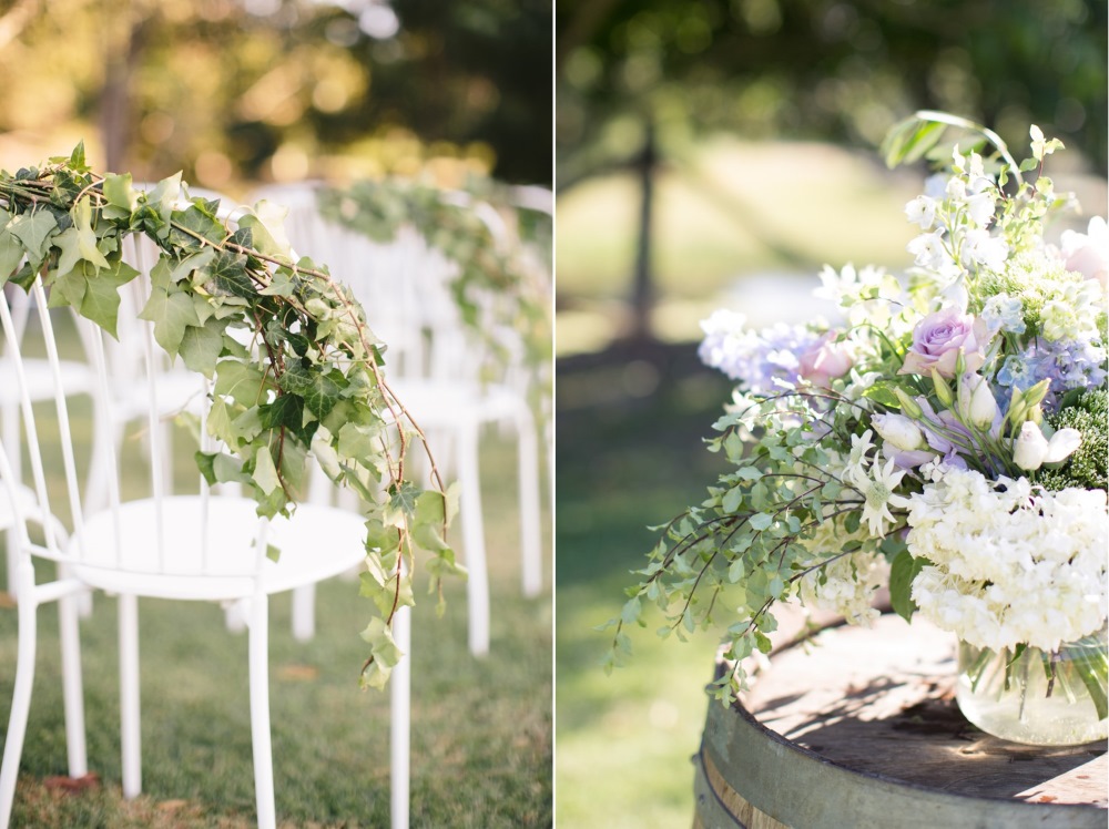 Romantic Outdoor Wedding Ceremony Decor // Photography ~ White Images