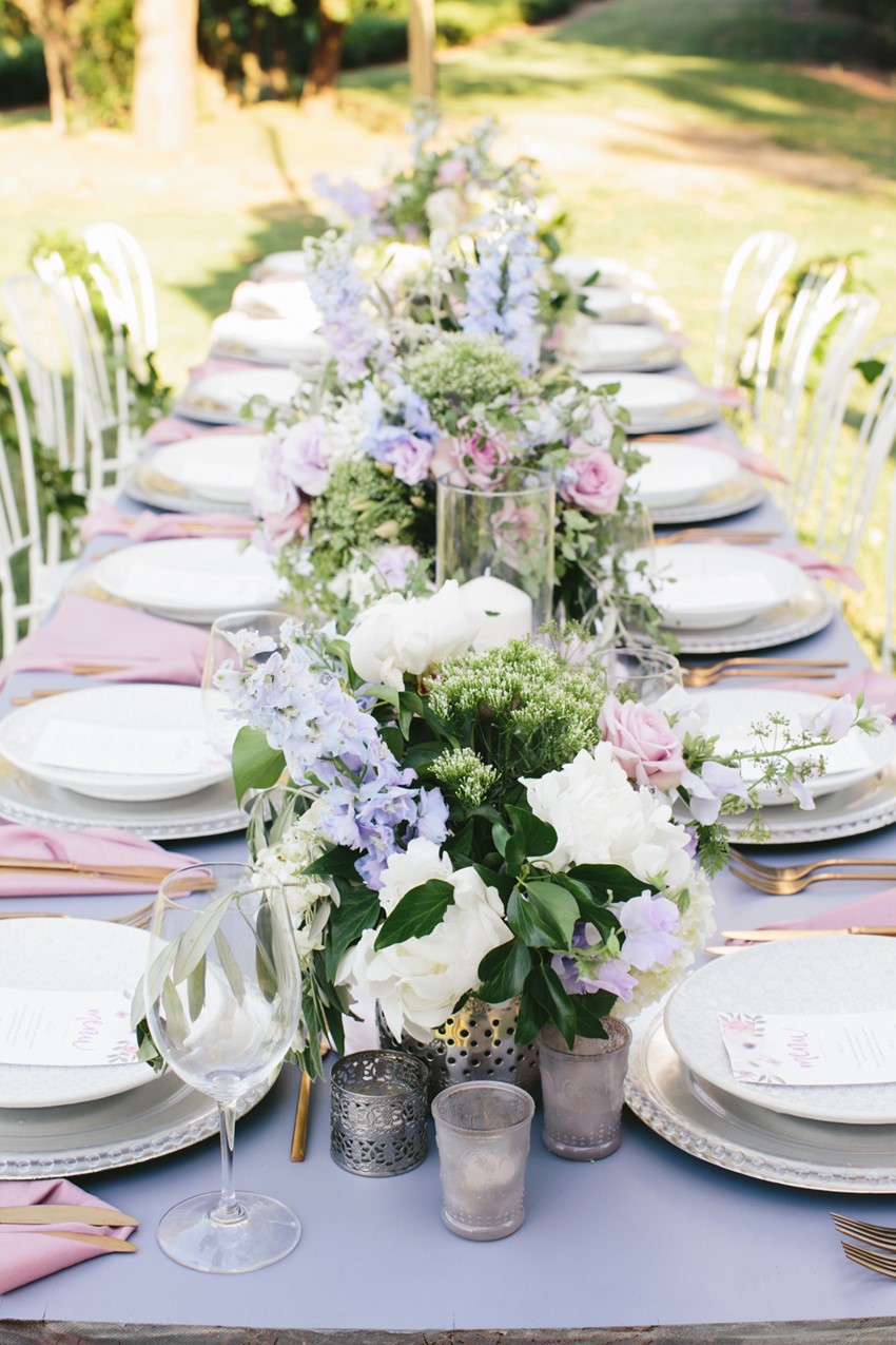 Romantic Wedding Tablescape // Photography ~ White Images