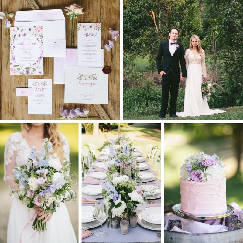 Romantic Lavender & Lilac Wedding Inspiration