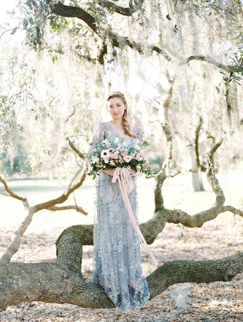 Serenity Blue & Rose Quartz Wedding Ideas \\ Photography - Charla Storey