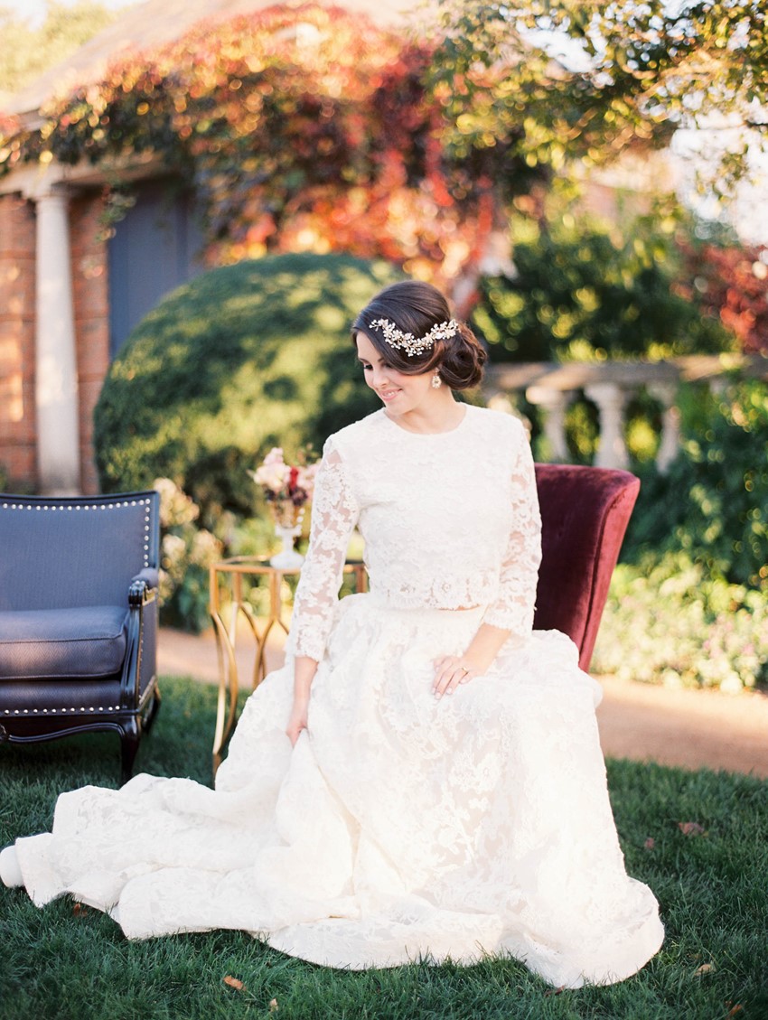 Fall Modern Vintage Bride // Photography ~ Kristin La Voie Photography