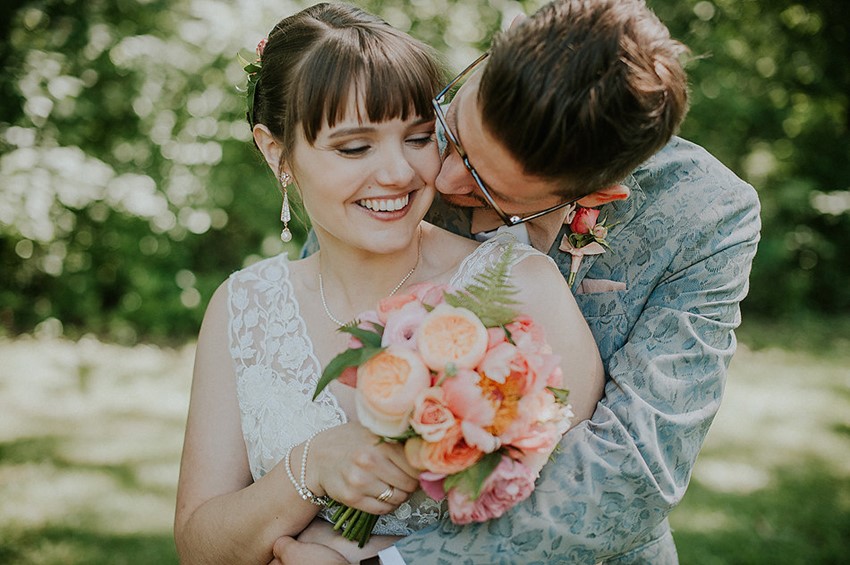Vintage Inspired Bride & Groom // Photography ~ Anna Page Photography