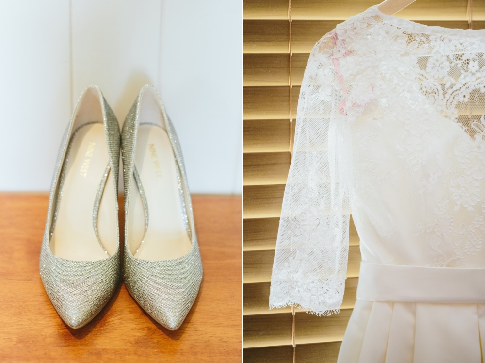 Bridal Shoes & Gown // Photography ~ White Images