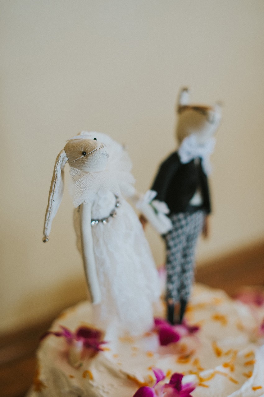 Whimsical Wedding Cake Topper // Photography ~ Anna Page Photography
