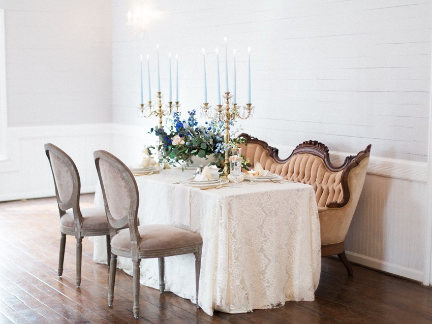 Intimate Vintage Inspired Wedding Tablescape // Photography ~ Live View Studios