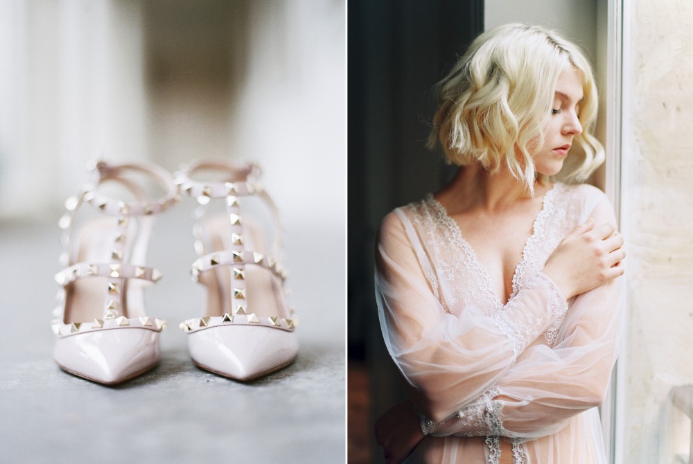 Modern Bridal Shoes // Photography ~ Lara Lam
