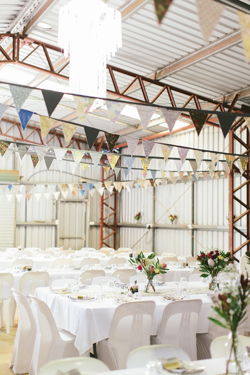 DIY Farm Shed Wedding Reception // Photography ~ White Images
