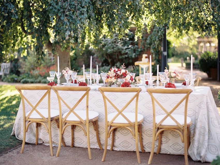 Outdoor Fall Wedding Tablescape // Photography ~ Kristin La Voie Photography
