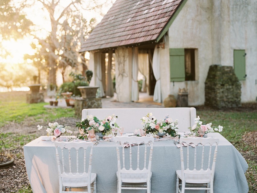 Romantic Intimate Wedding Tablescape \\ Photography - Charla Storey
