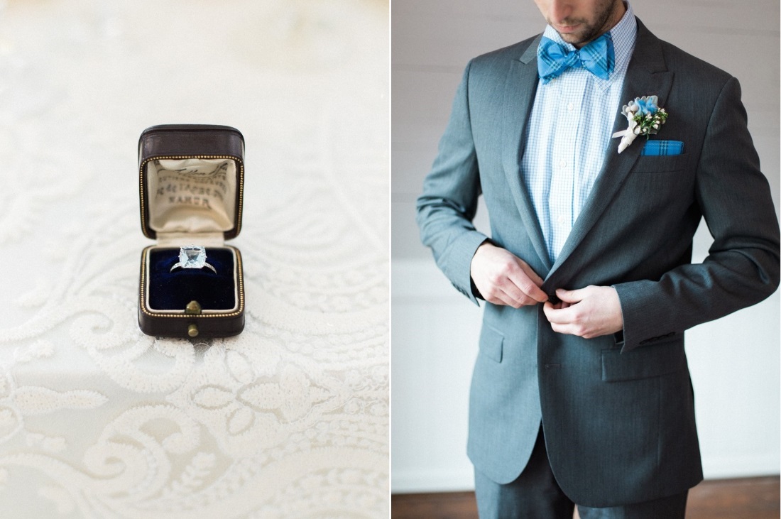 Vintage Inspired Engagement Ring & Groom // Photography ~ Live View Studios
