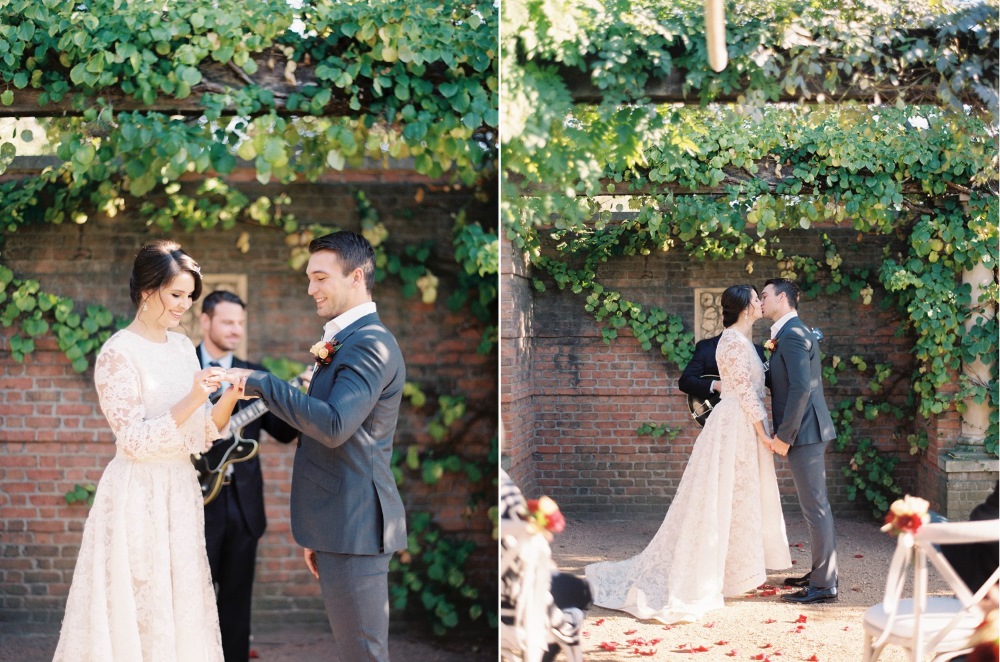 Intimate Outdoor Wedding Ceremony // Photography ~ Kristin La Voie Photography