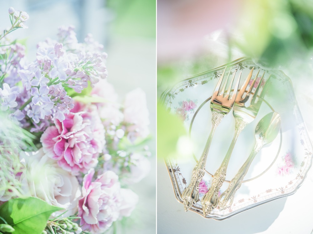 Serenity & Rose Quartz Wedding Decor // Photography ~ Injoy Imagery