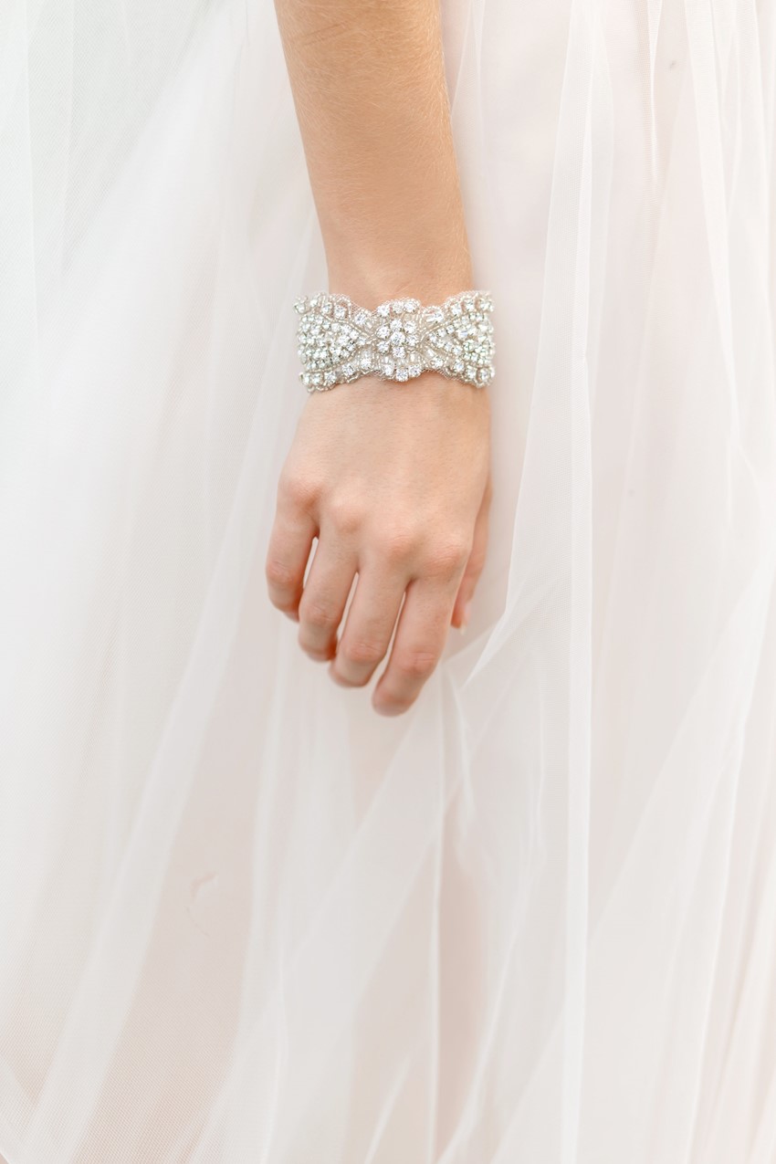 Sparkly Bridal Cuff from Cloe Noel Designs