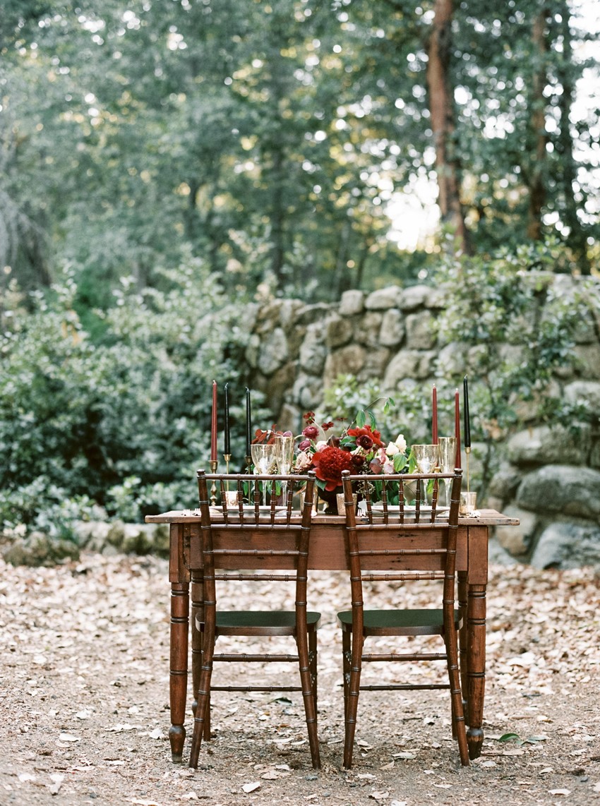 Romantic Elopement Sweetheart Table // Photography ~ Taralynn Lawton