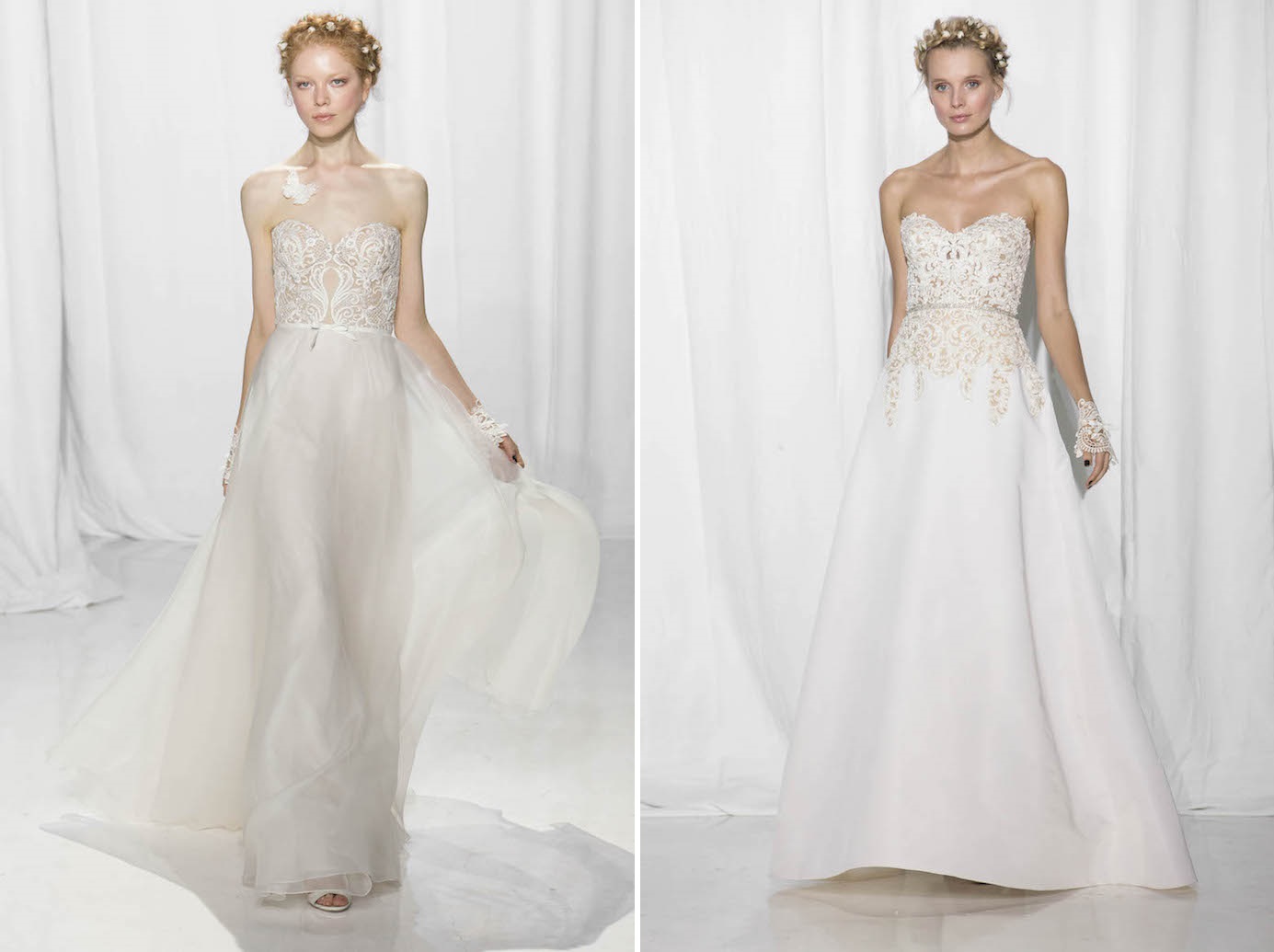 Elegant Strapless Wedding Dresses