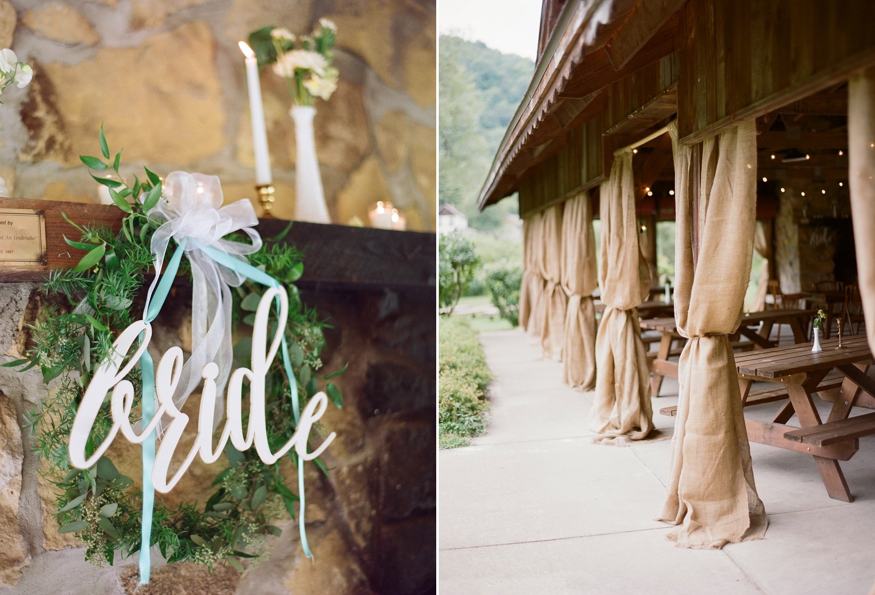 Rustic Wedding Reception Venue // Photography ~ Emily Steffen