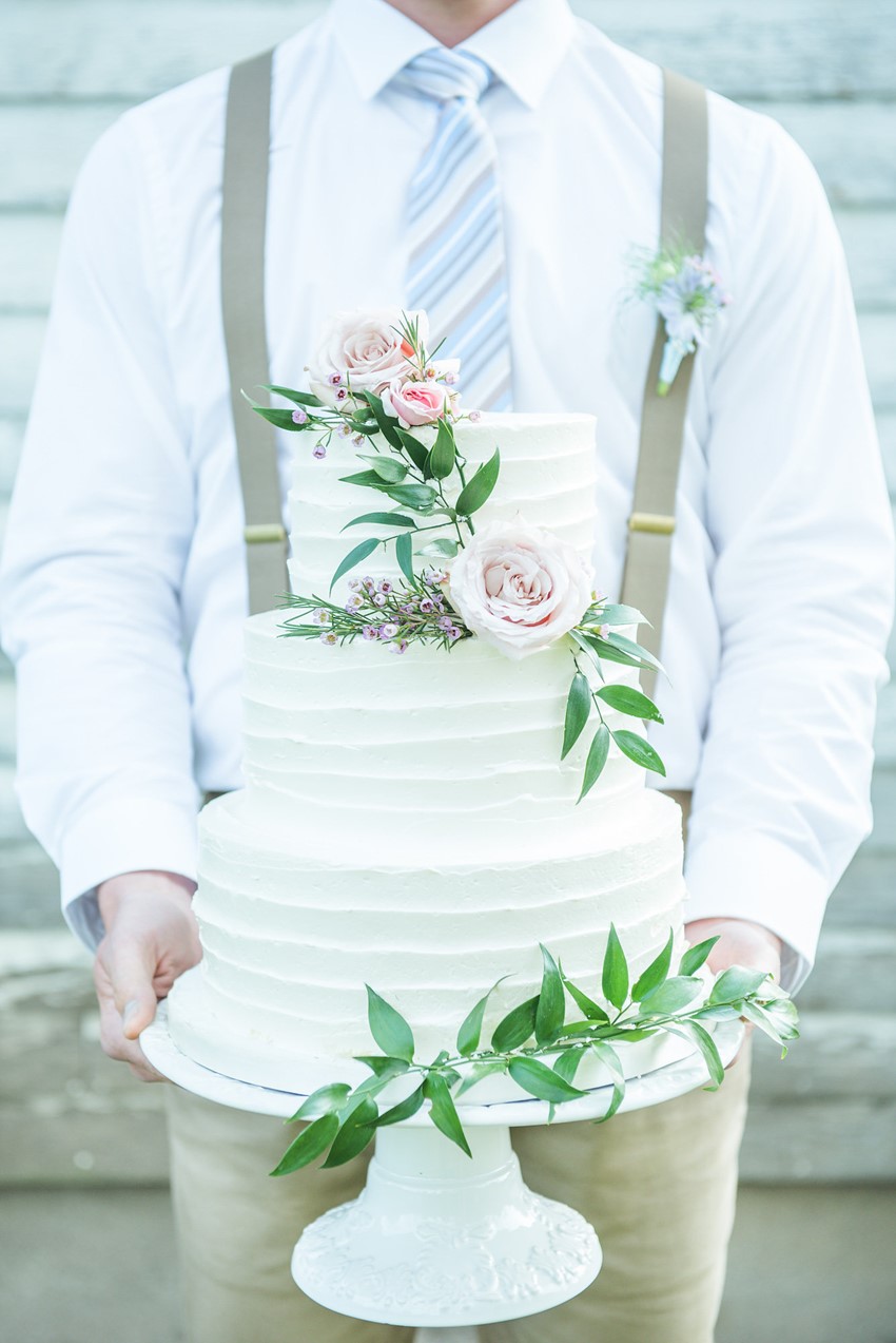 Groom & Wedding Cake // Photography ~ Injoy Imagery