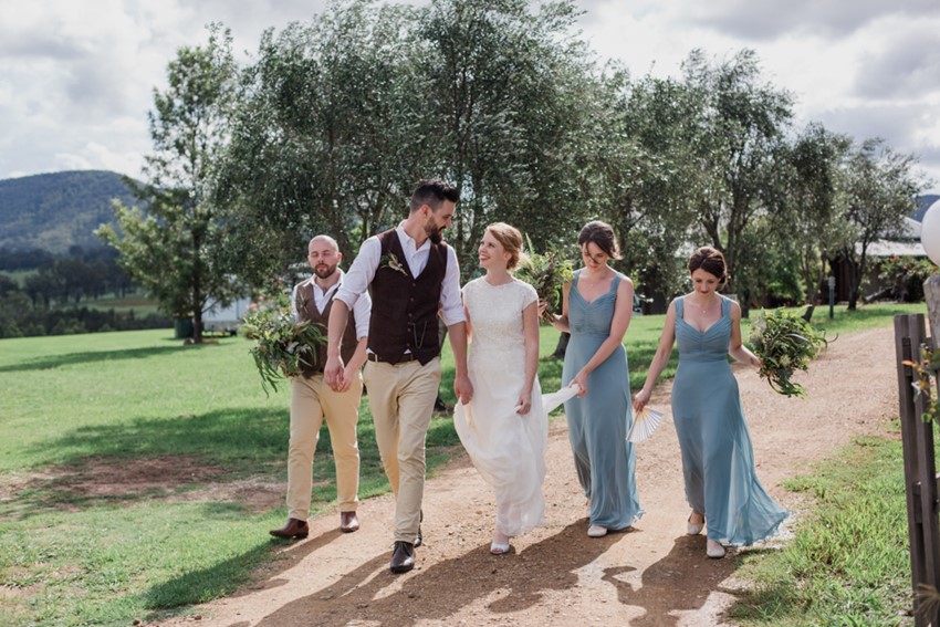 Rustic Vintage Bridal Party // Photography ~ Bless Photography