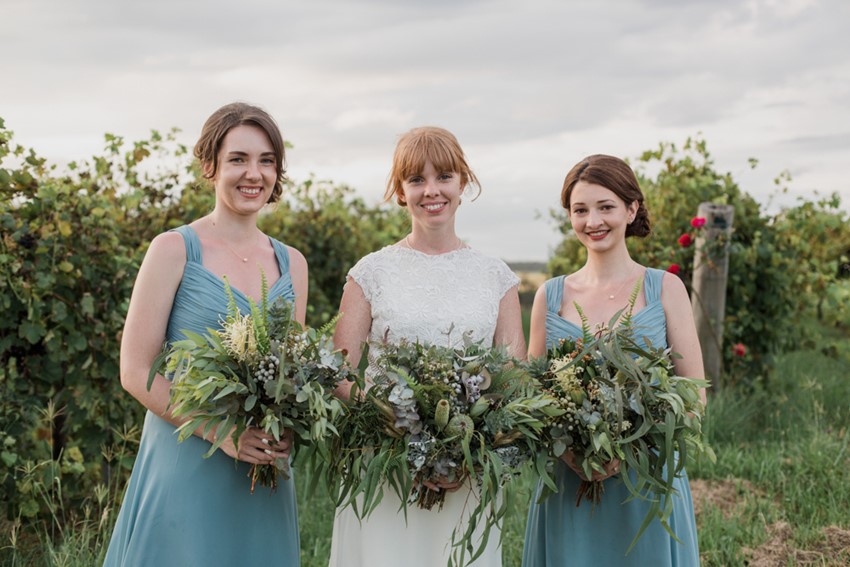 Budget Friendly Greenery Wedding Bouquets // Photography ~ Bless Photography