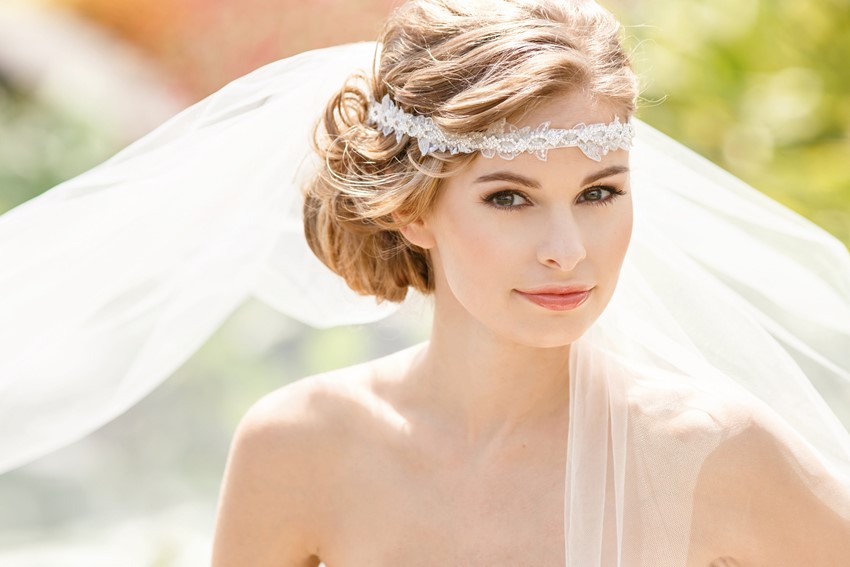 Sparkly Bridal Headband from Cloe Noel Designs