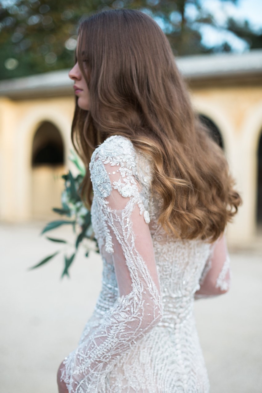 Beautiful Long Loose Bridal Hair // Photography ~ White Images