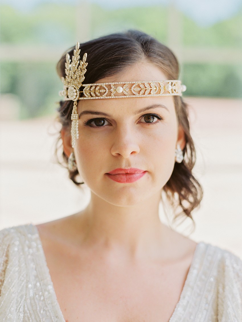 Great Gatsby Inspired Bridal Headpiece // Photography ~ CJK Visuals