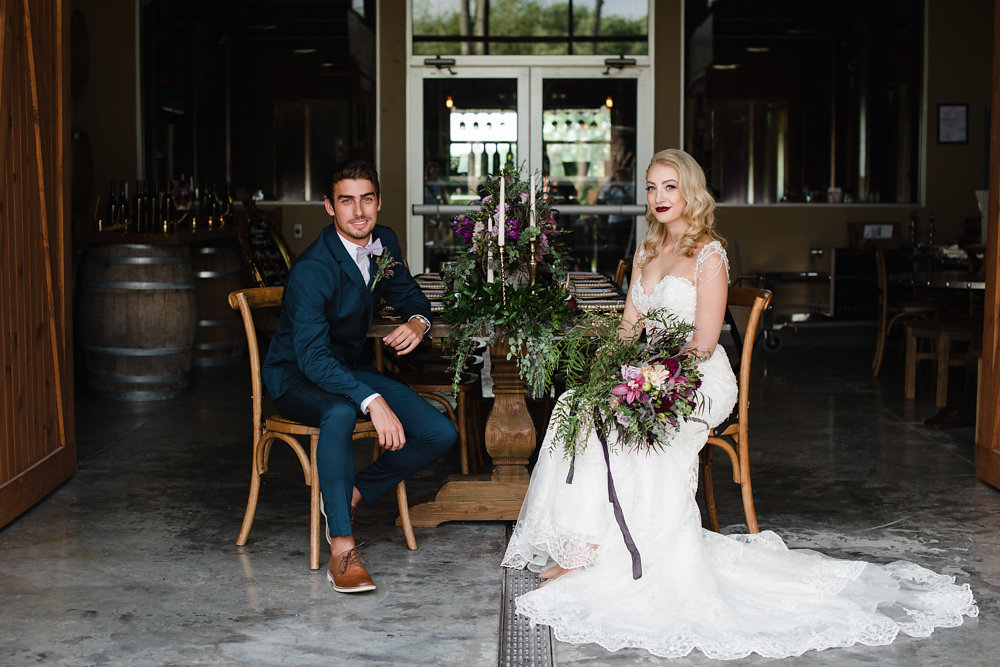 Romantic Fall Winery Wedding Inspiration // Photogrpahy ~ Ashley D Photography