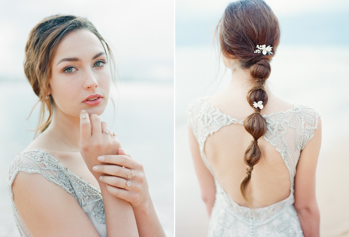 Beach Bridal Hair & Makeup // Photography ~ Love Note Photography