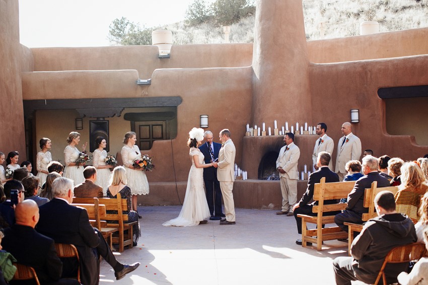 Ghost Ranch Wedding Ceremony // Photography ~ Elizabeth Wells Photography