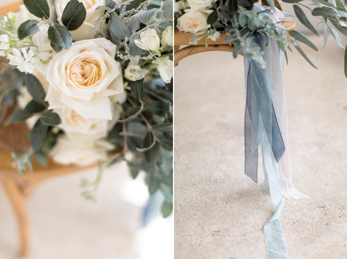 A Timelessly Romantic Modern-Vintage Wedding in Heavenly Shades of Blue & Greyed Jade