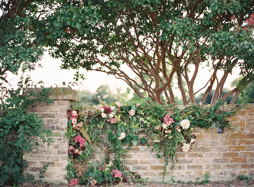 Garden Wedding Floral Wall Backdrop // Photography ~ Kayla Barker Fine Art Photography