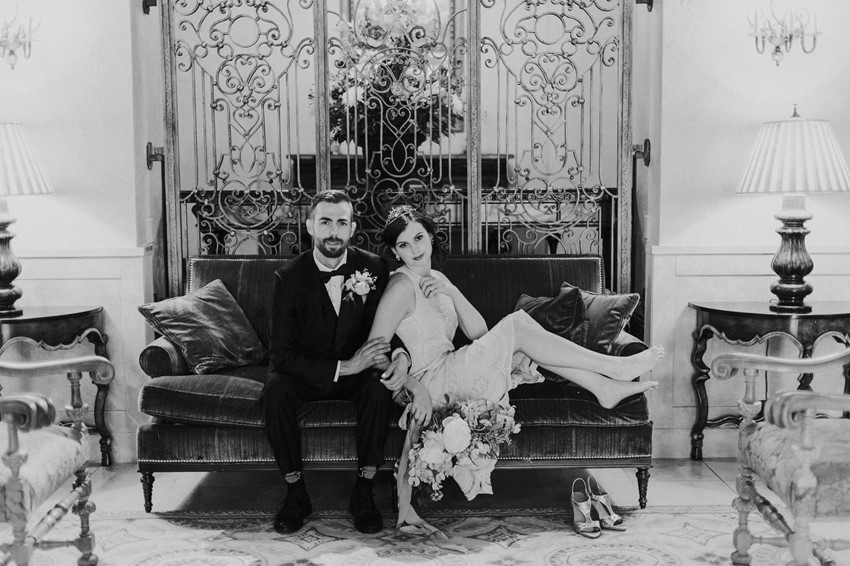 1920s Inspired Bride & Groom // Photography ~ CJK Visuals