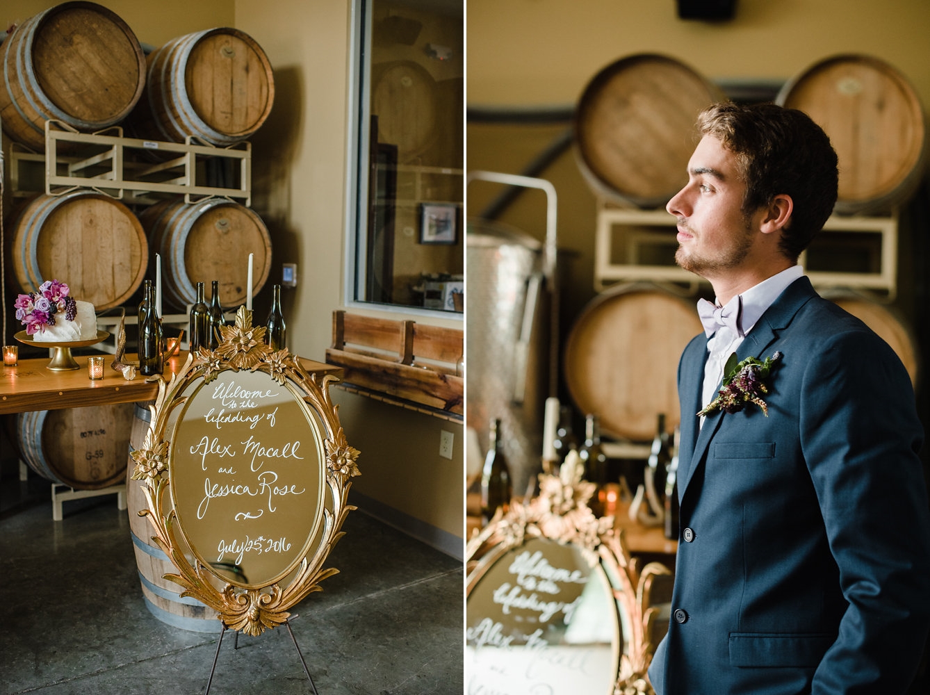 Rustic Winery Wedding // Photogrpahy ~ Ashley D Photography
