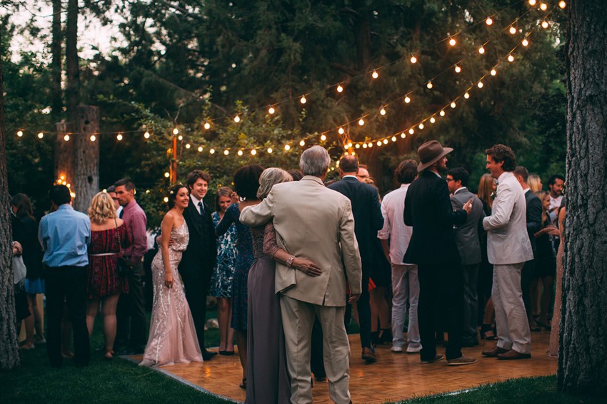 Glamping Outdoor Wedding Dancefloor