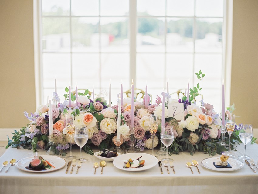 Romantic Great Gatsby Wedding Tablescape // Photography ~ CJK Visuals