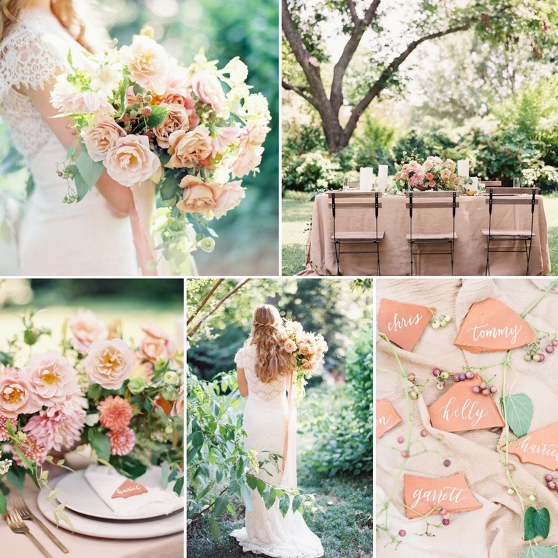 Floral Filled Terracotta Garden Wedding Inspiration