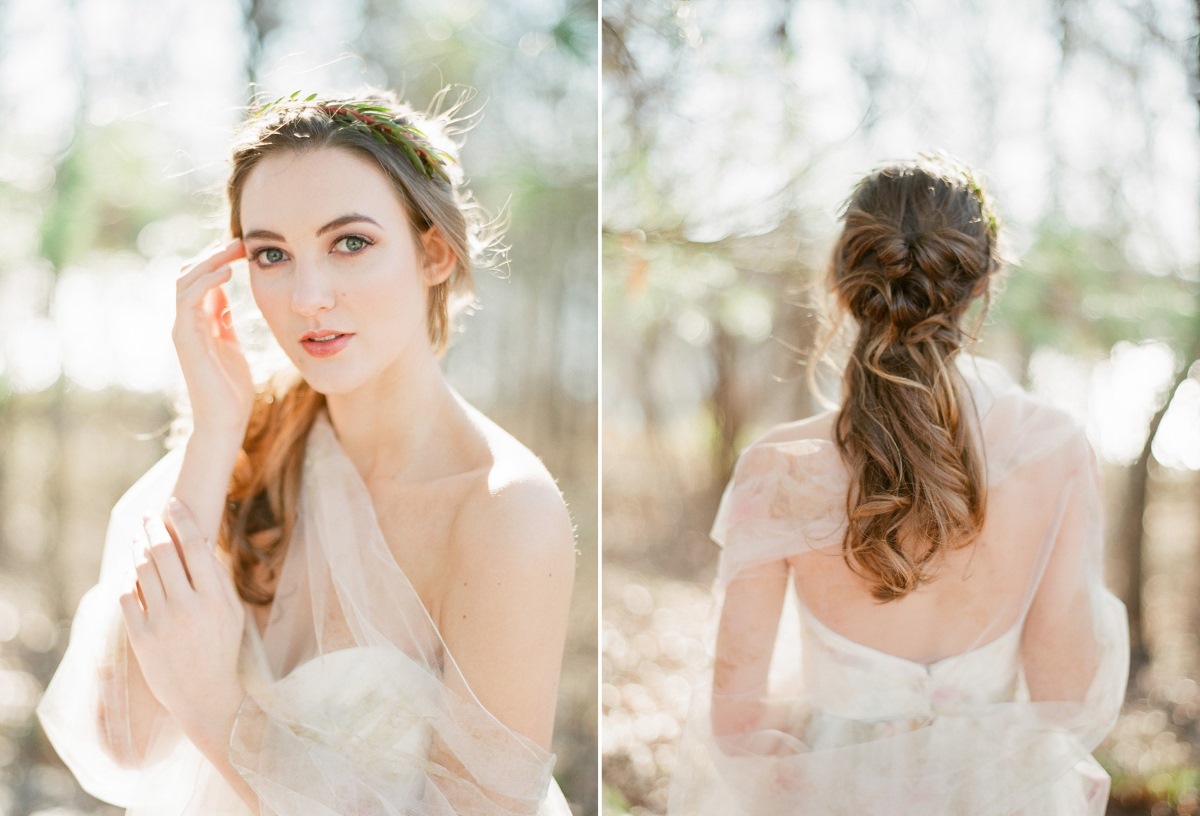 Natural Bridal Makeup // Photography ~ Heather Roth Fine Art Photography 