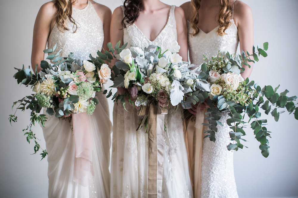 Beautiful Bride & Bridesmaid Bouquets