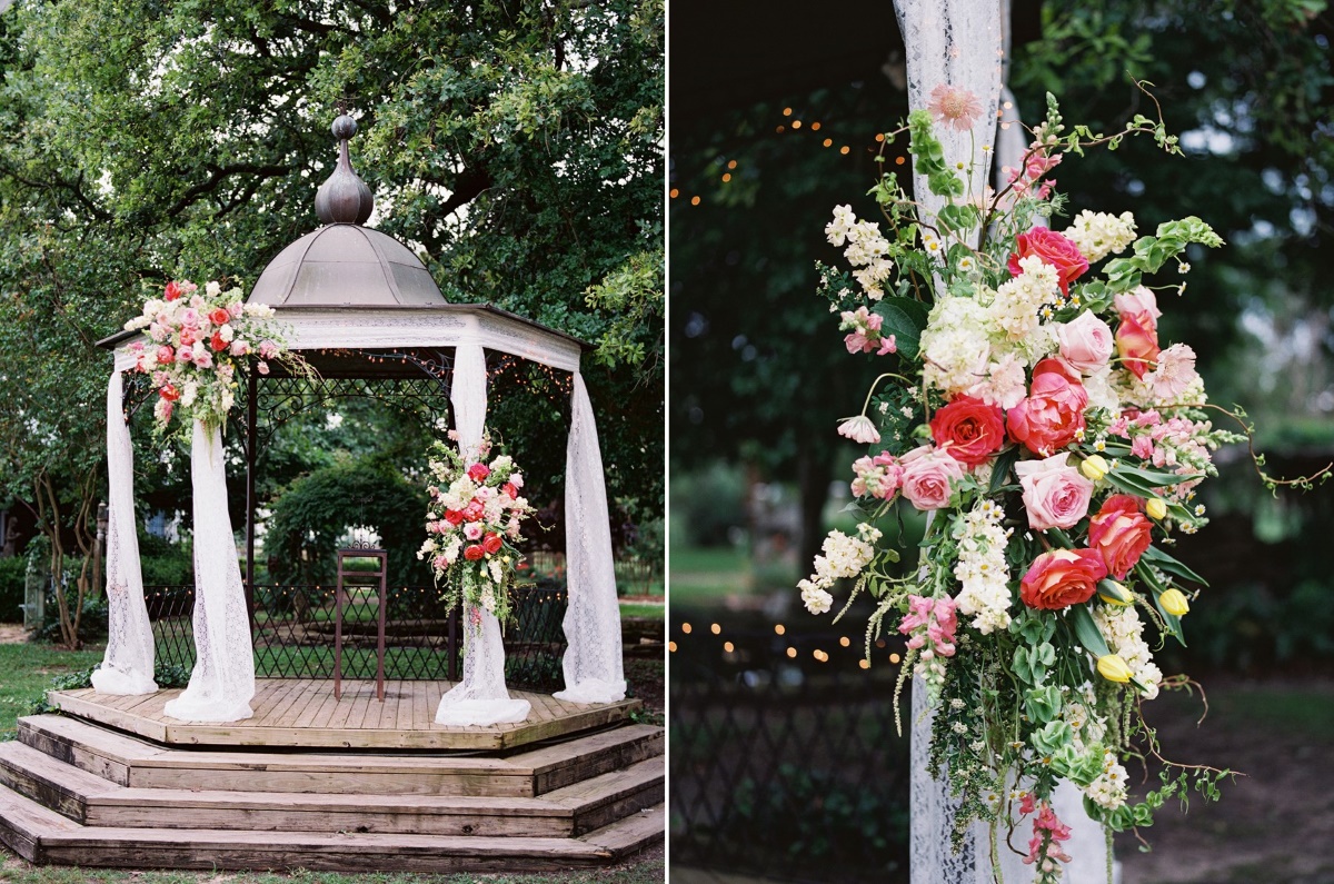Romantic Garden Wedding Ceremony Decor