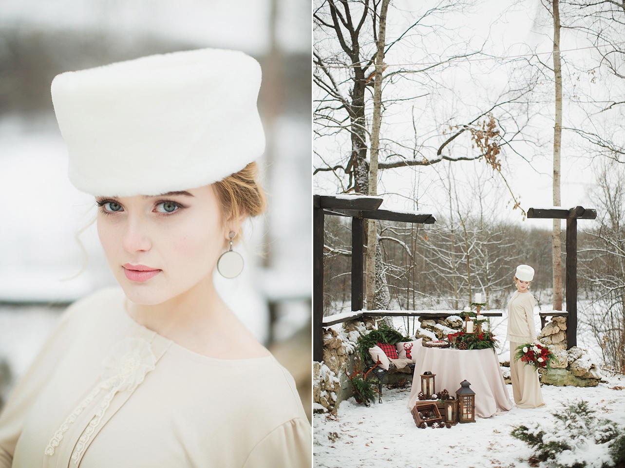 Russian Rustic Christmas Wedding Inspiration