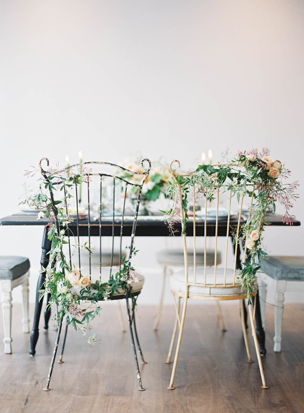 Greenery Wedding Chair Decor