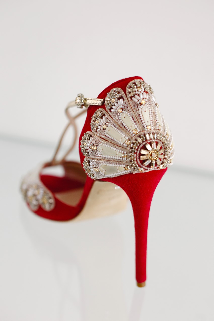Emmy London's 'Lipstick' Red Bridal Shoe