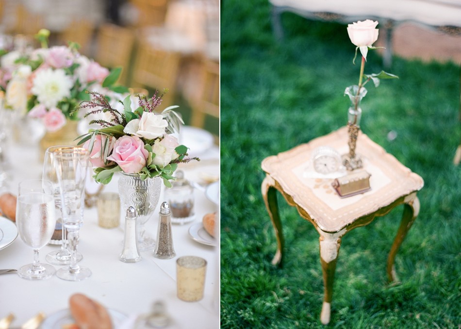Romantic Garden Wedding Reception Decor // Photography ~ Trynh Photo